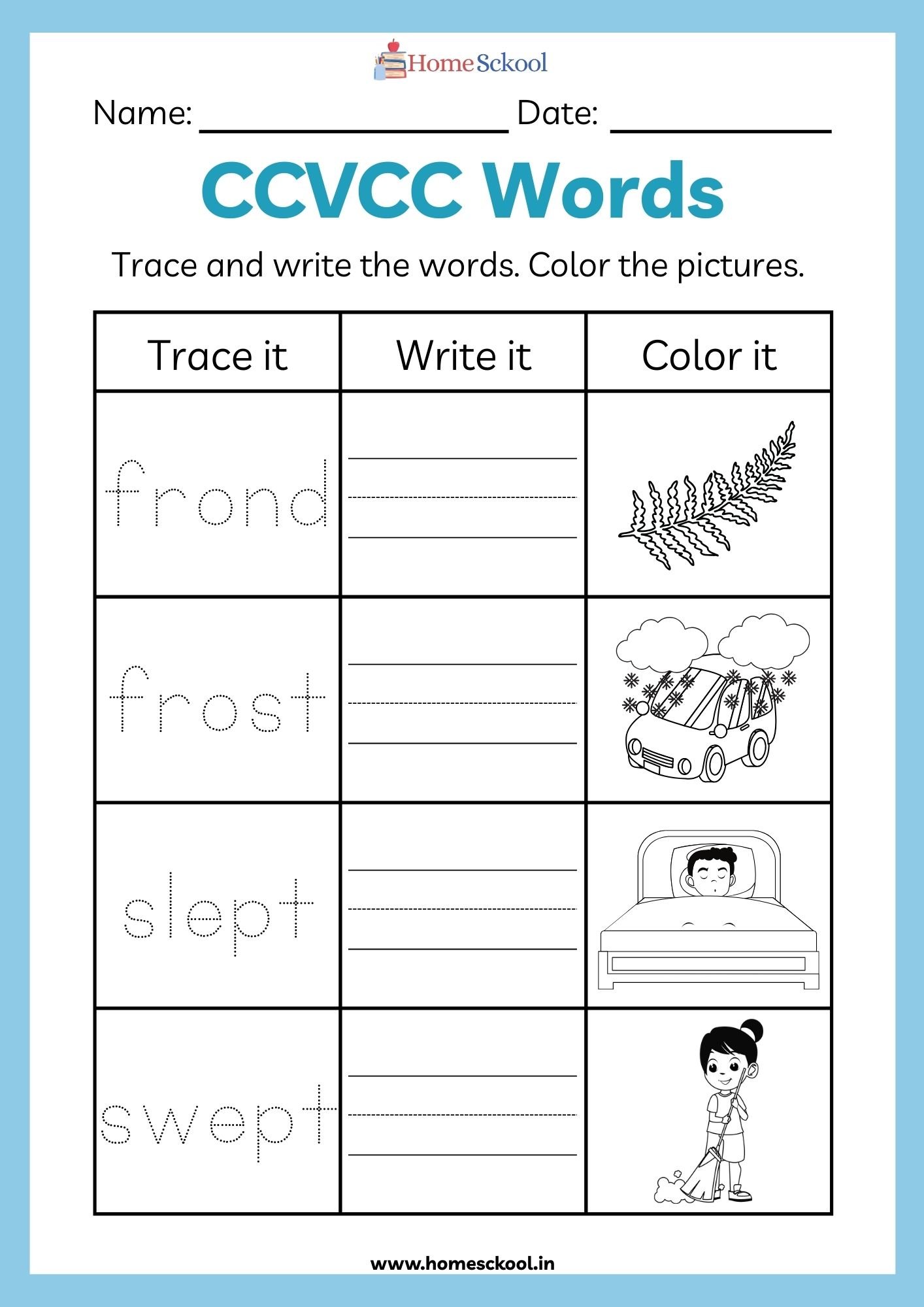 CCVCC Kindergarten Workbook High Quality PDF Unlimited Downloads - Image 4