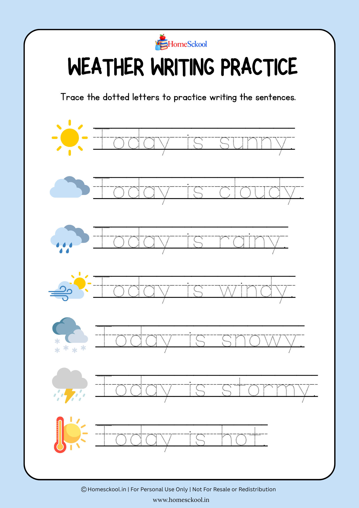 Grade 1 English Writing Practice Workbook (Printable PDF) - Image 2