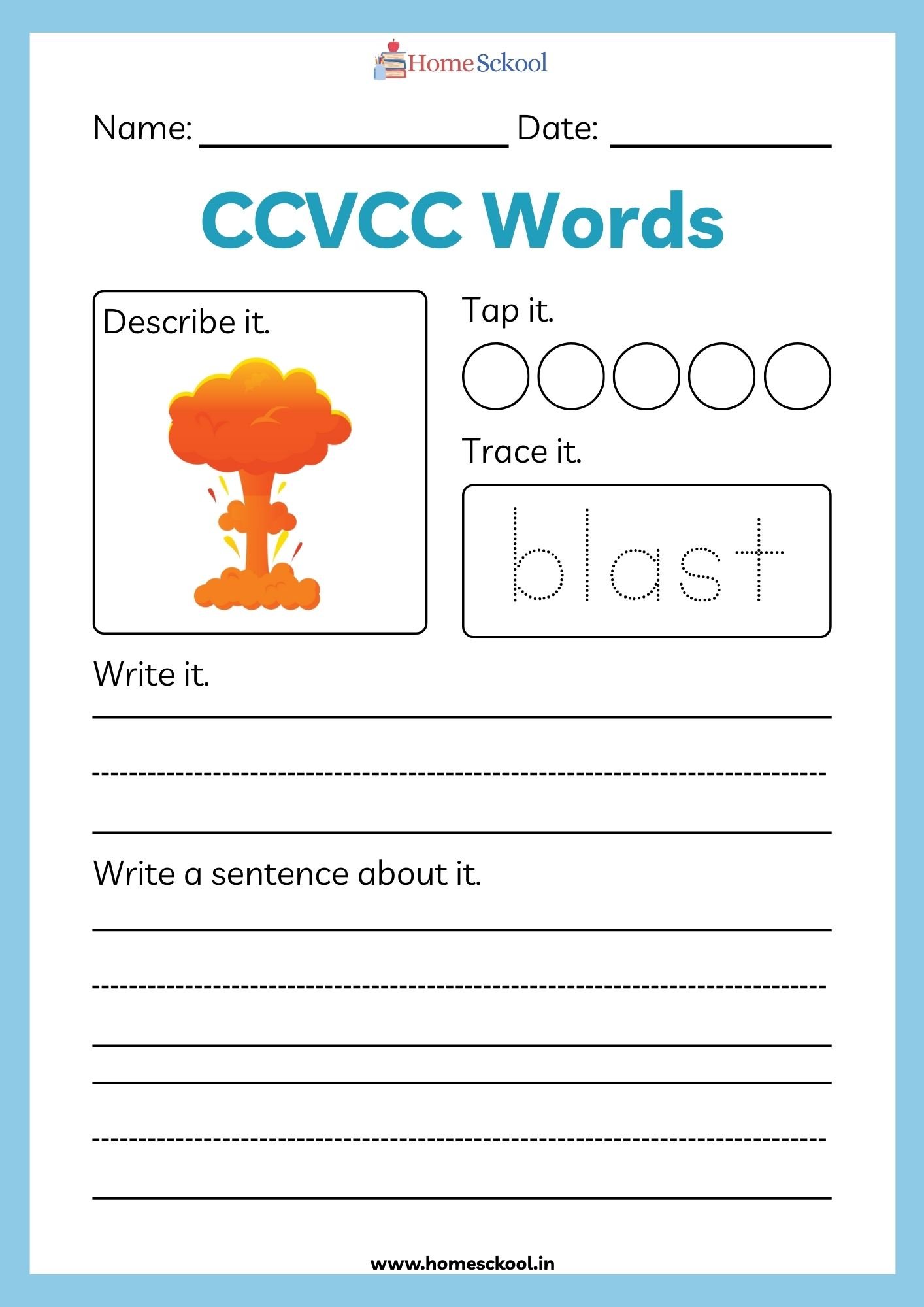 CCVCC Kindergarten Workbook High Quality PDF Unlimited Downloads - Image 3