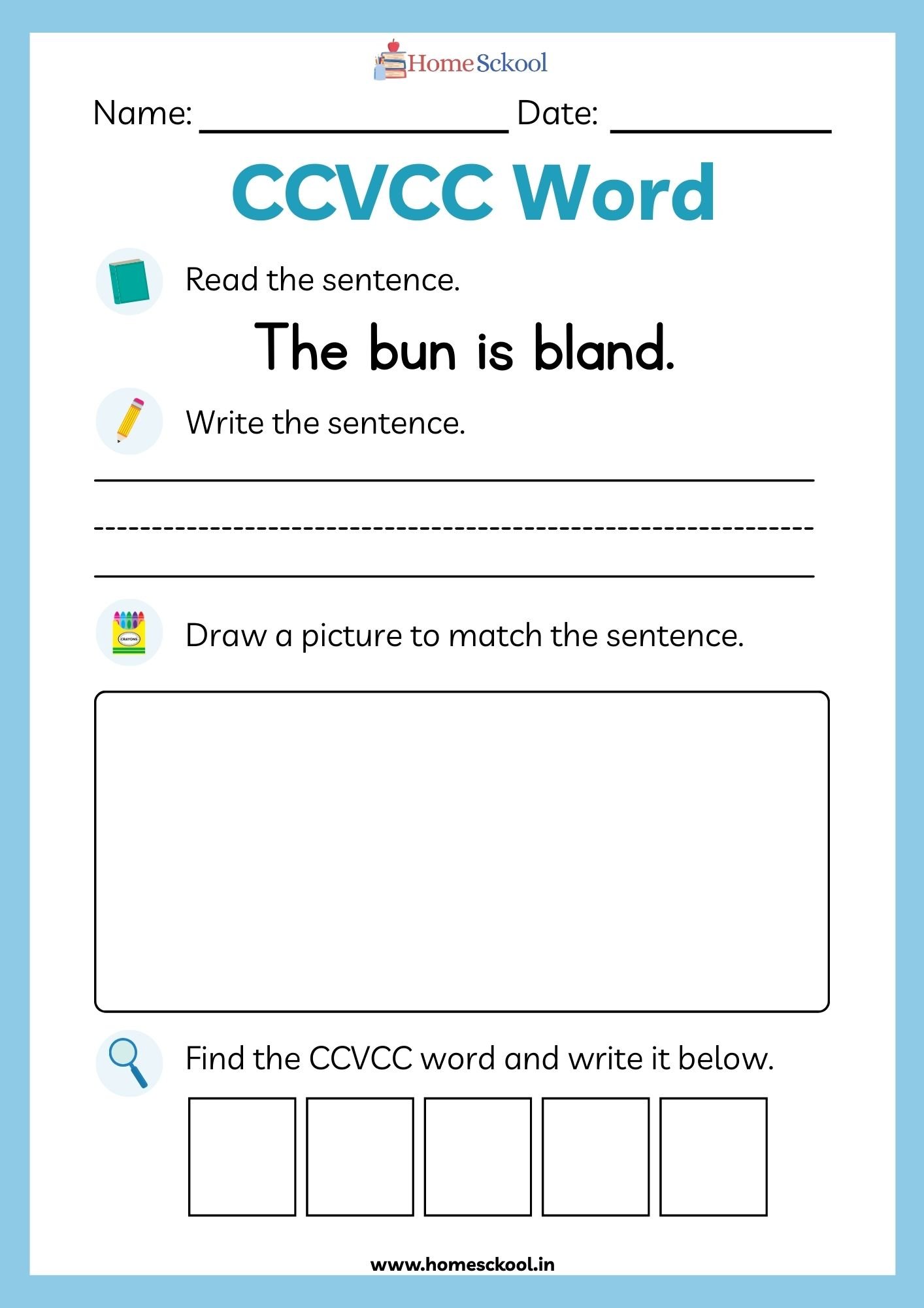 CCVCC Kindergarten Workbook High Quality PDF Unlimited Downloads - Image 5