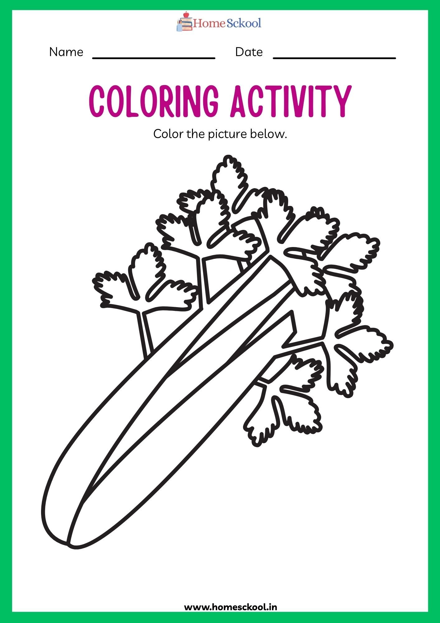 Colorful Kindergarten ESL Vegetable Workbook High Quality PDF Unlimited Downloads - Image 6