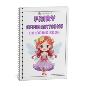 Fairy Affirmations Coloring Booklet Grayscale Lined Illustrative Style High Quality PDF Unlimited Downloads