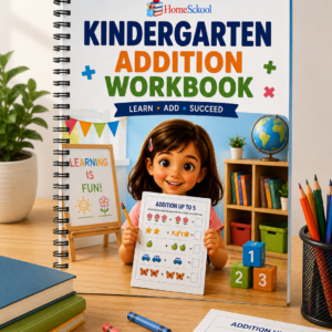 Kindergarten Addition Workbook (Printable PDF)