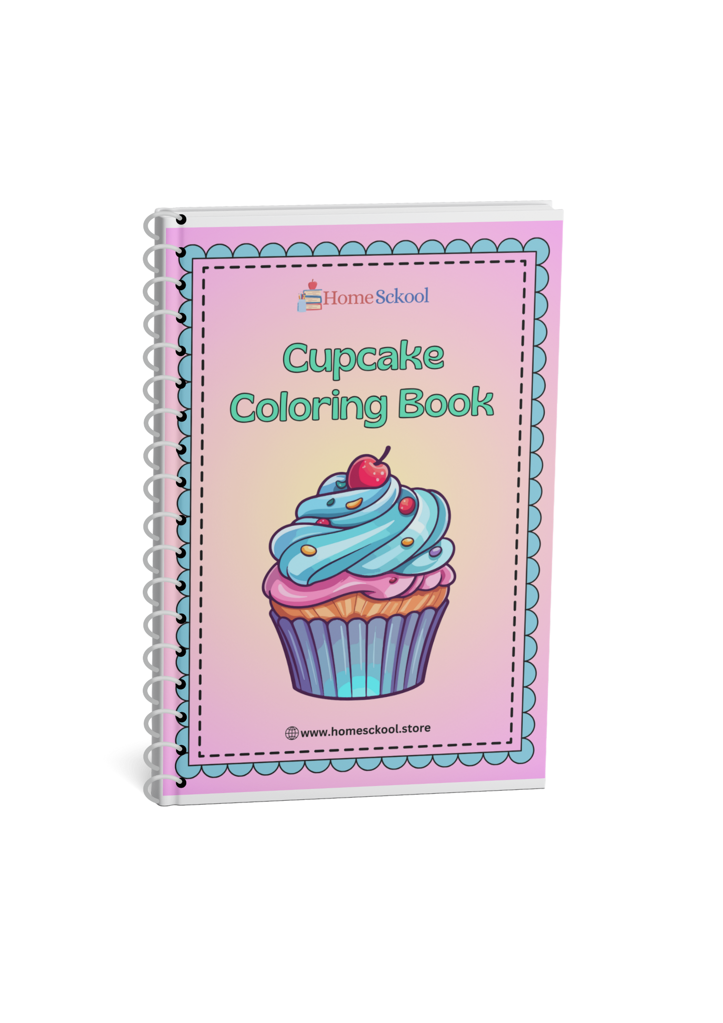 Birthday Cupcake Coloring Book High Quality PDF Unlimited Downloads