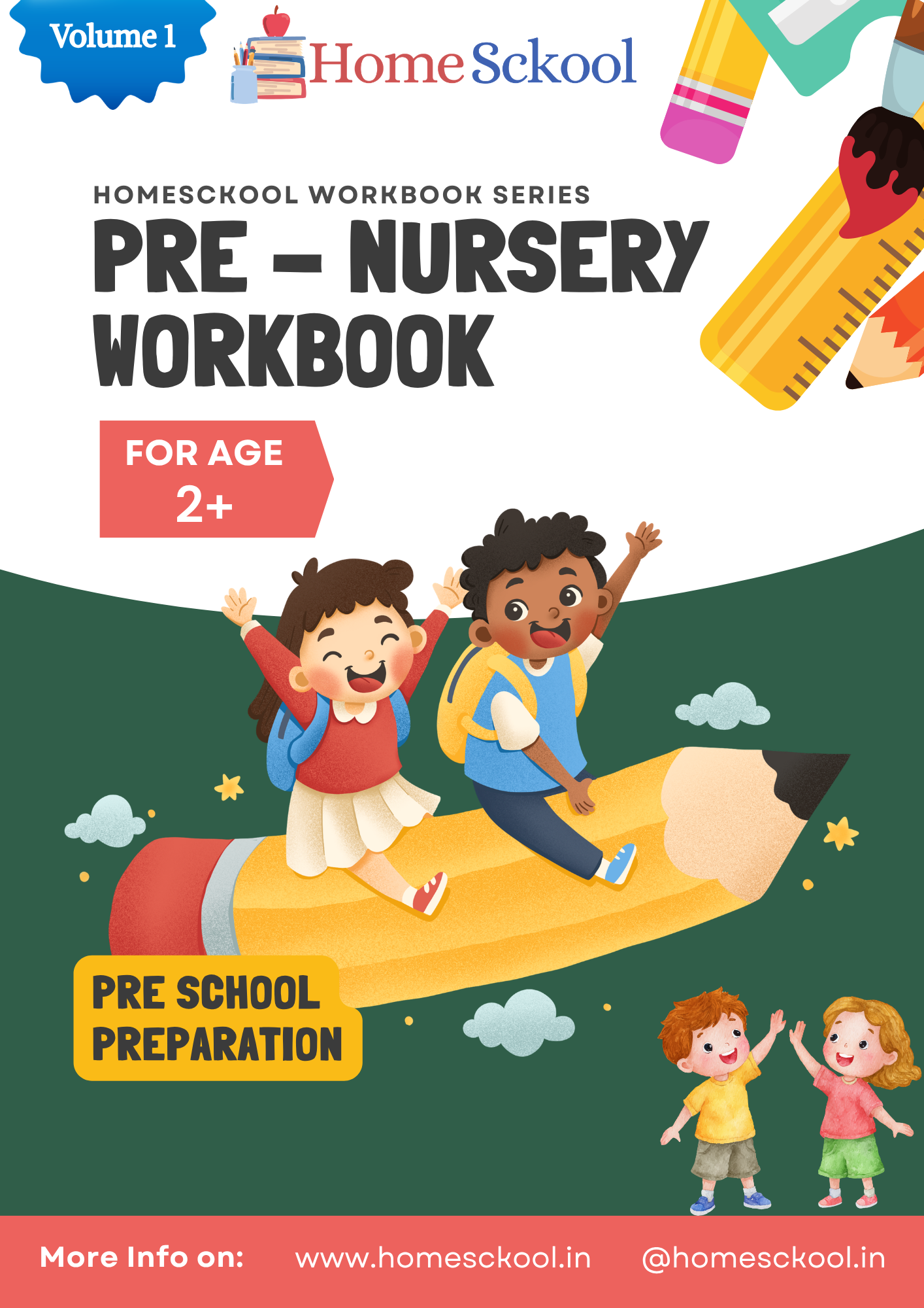 Pre-Nursery Learning Workbook (Age 2+) Volume 1 | Tracing, Matching & Brain Activities High Quality PDF Workbook Unlimited Downloads - Image 2