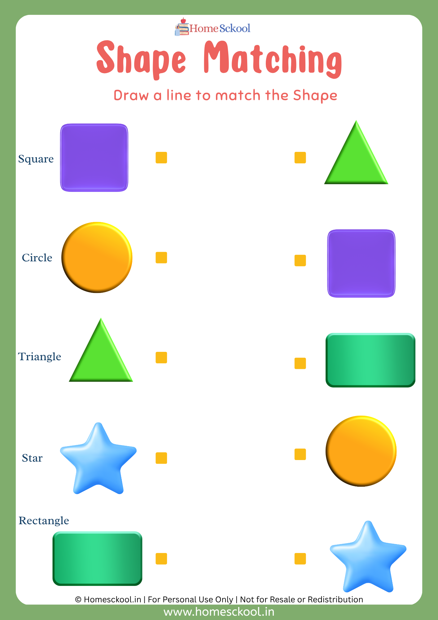 Pre-Nursery Learning Workbook (Age 2+) Volume 1 | Tracing, Matching & Brain Activities High Quality PDF Workbook Unlimited Downloads - Image 5