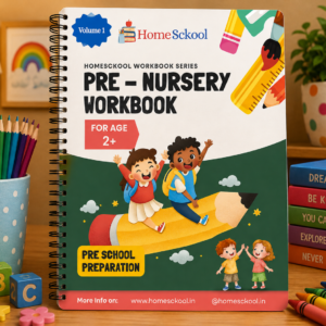 Pre-Nursery Learning Workbook, Age 2+ (Printable PDF)