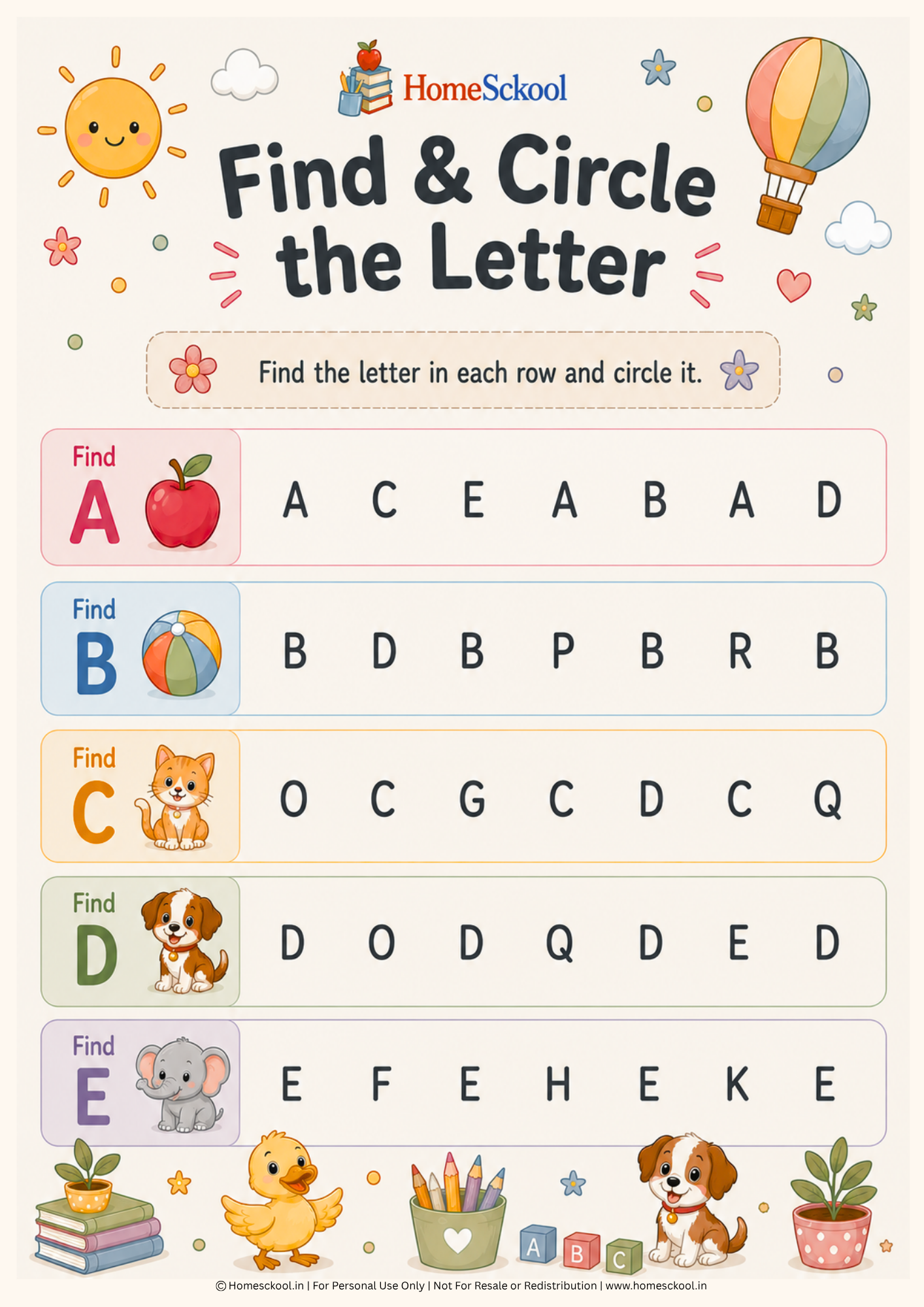 Letter & Number Tracing – Preschool Alphabet & Numbers Workbook (Printable PDF) - Image 5