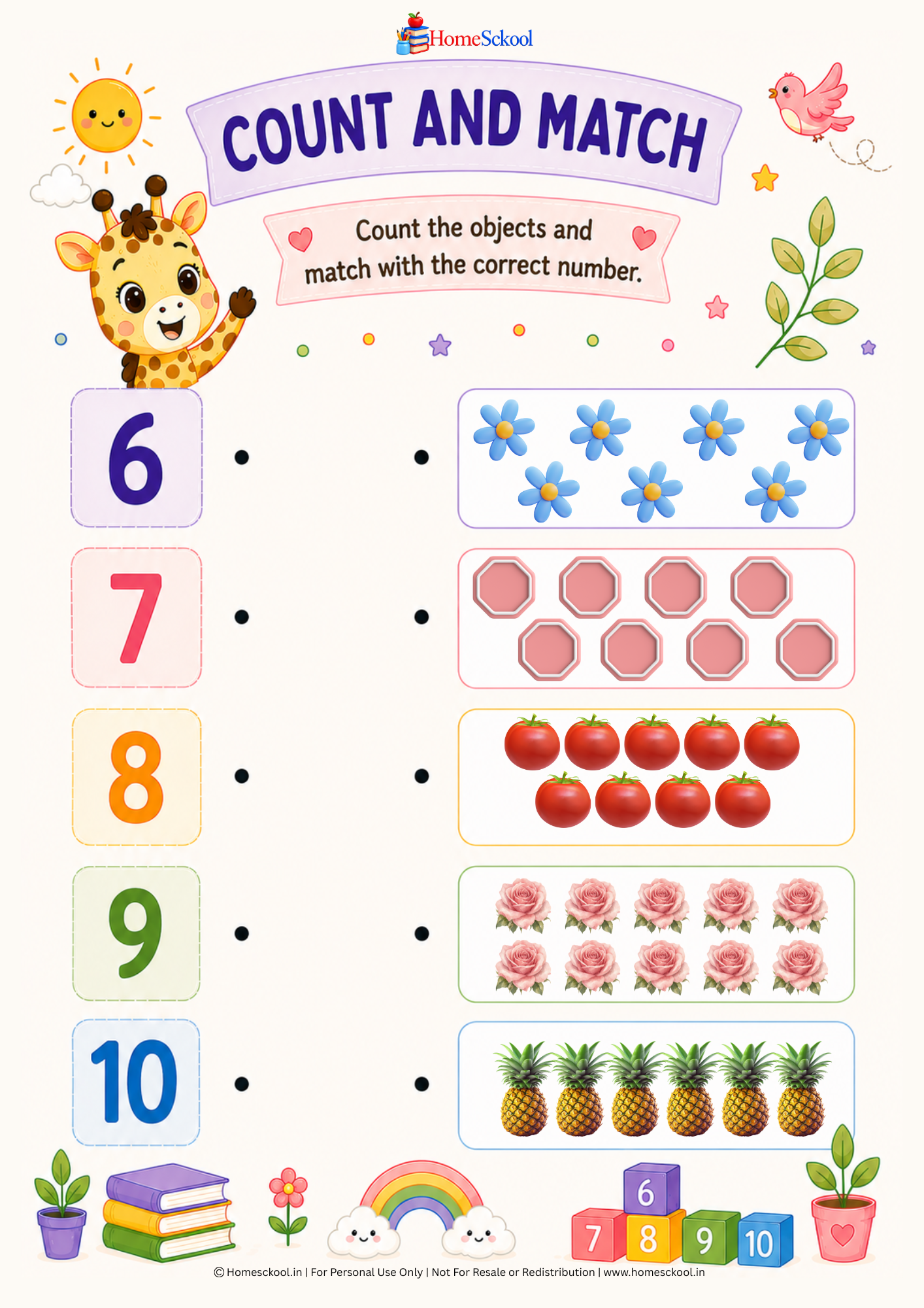 My First Math Adventure – Addition & Counting Workbook for Preschool to Grade 1 (Printable PDF) - Image 4