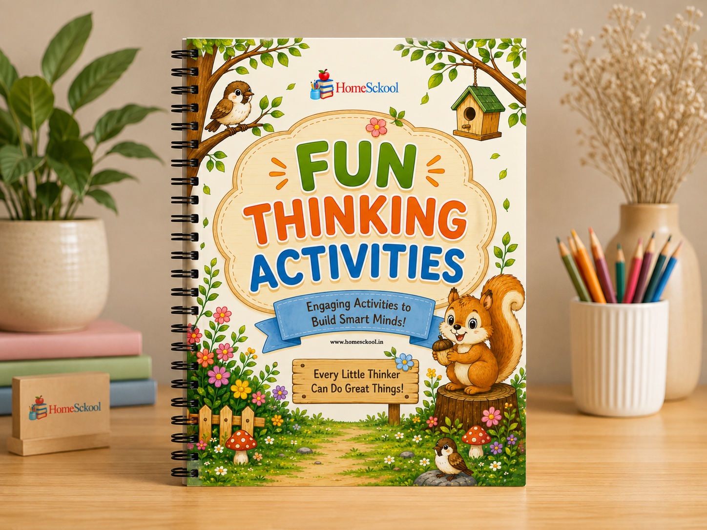 Fun Thinking Activities – Preschool Brain & Logic Workbook (Printable PDF)